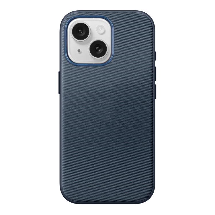 Custodia magnetica in TPU con texture Tech Fabric ufficiale, senza pulsante per fotocamera AI., For iPhone 15 Pro, For iPhone 15, For iPhone 14, For iPhone 14 Pro
