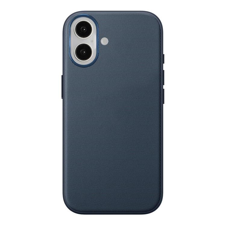 Custodia magnetica in TPU con texture Tech Fabric ufficiale, senza pulsante per fotocamera AI., For iPhone 16 Pro Max, For iPhone 16 Pro, For iPhone 16, For iPhone 15 Pro Max