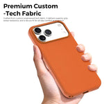 Custodia magnetica in TPU con texture Tech Fabric ufficiale, senza pulsante per fotocamera AI., For iPhone 14, For iPhone 14 Pro, For iPhone 14 Pro Max