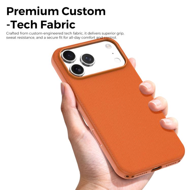 Custodia magnetica in TPU con texture Tech Fabric ufficiale, senza pulsante per fotocamera AI., For iPhone 14, For iPhone 14 Pro, For iPhone 14 Pro Max