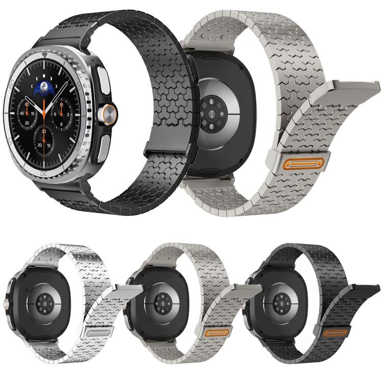Cinturino per orologio in acciaio inossidabile con doppia chiusura magnetica a forma di Y., For Samsung Galaxy Watch8 / Watch8 Classic
