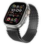 Cinturino per orologio magnetico in acciaio inossidabile con disposizione molecolare., For Apple Watch 46mm / 49mm / 45mm / 44mm, For Apple Watch 42mm / 41mm / 40mm / 38mm