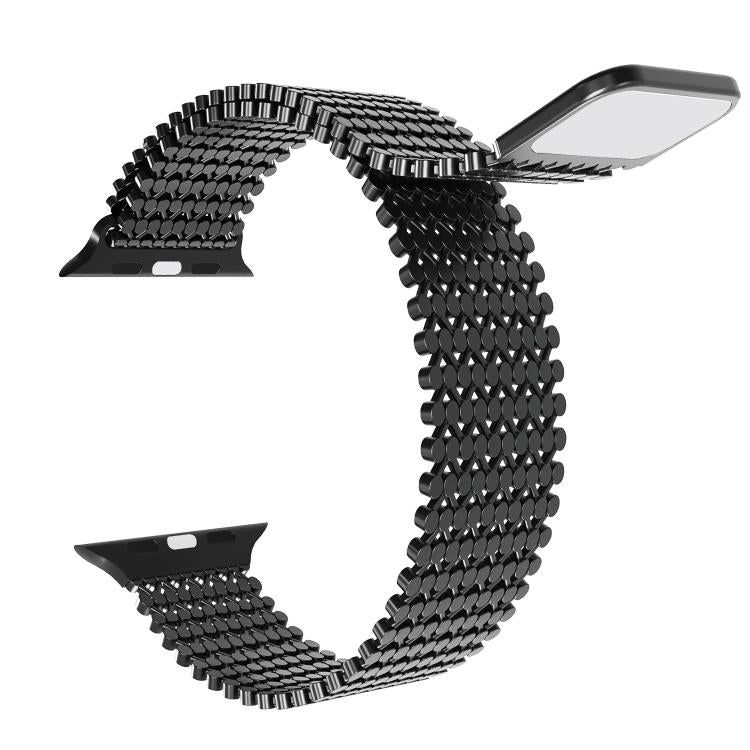 Cinturino per orologio magnetico in acciaio inossidabile con disposizione molecolare., For Apple Watch 46mm / 49mm / 45mm / 44mm, For Apple Watch 42mm / 41mm / 40mm / 38mm