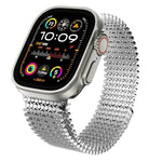 Cinturino per orologio magnetico in acciaio inossidabile con disposizione molecolare., For Apple Watch 46mm / 49mm / 45mm / 44mm, For Apple Watch 42mm / 41mm / 40mm / 38mm