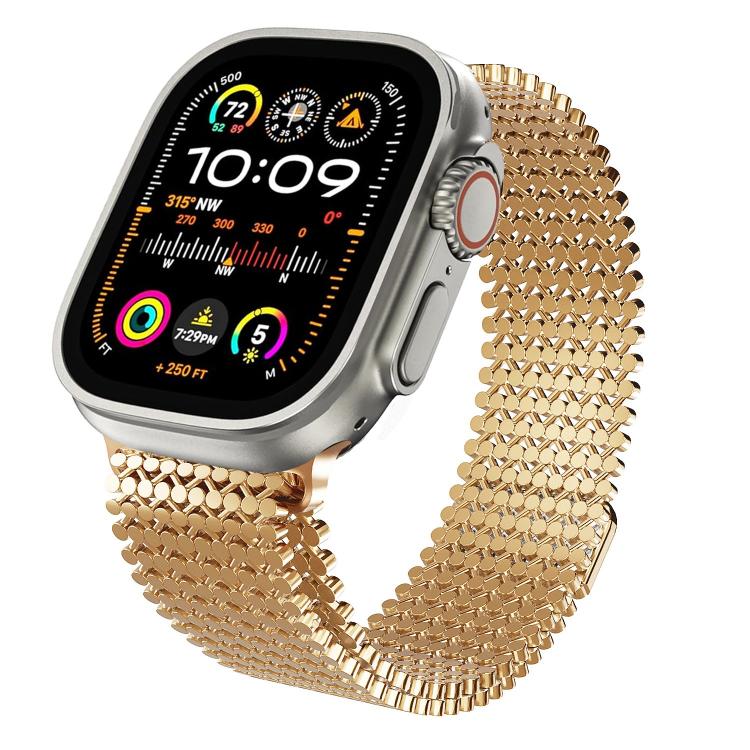 Cinturino per orologio magnetico in acciaio inossidabile con disposizione molecolare., For Apple Watch 46mm / 49mm / 45mm / 44mm, For Apple Watch 42mm / 41mm / 40mm / 38mm