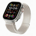 Cinturino per orologio magnetico in acciaio inossidabile con disposizione molecolare., For Apple Watch 46mm / 49mm / 45mm / 44mm, For Apple Watch 42mm / 41mm / 40mm / 38mm
