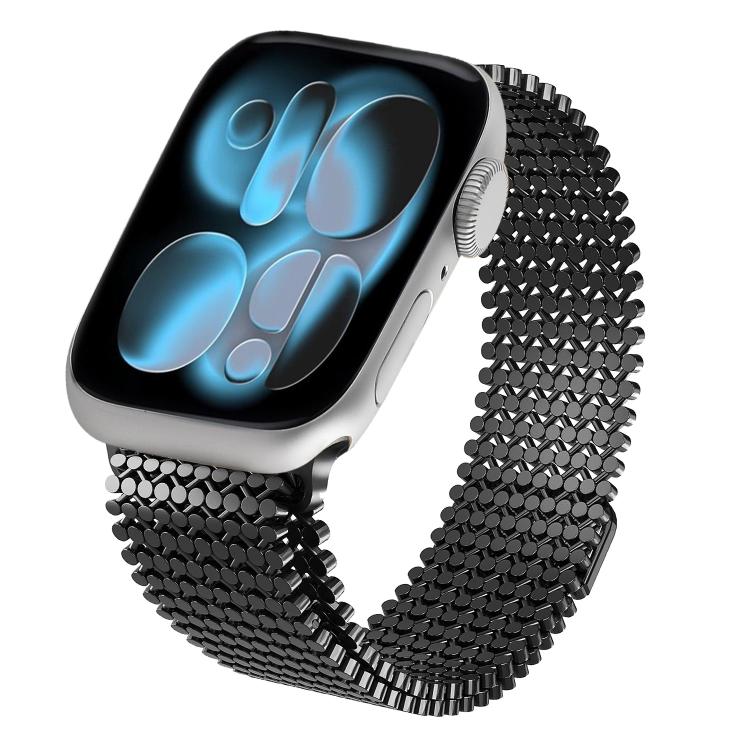 Cinturino per orologio magnetico in acciaio inossidabile con disposizione molecolare., For Apple Watch 46mm / 49mm / 45mm / 44mm, For Apple Watch 42mm / 41mm / 40mm / 38mm