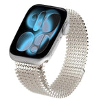 Cinturino per orologio magnetico in acciaio inossidabile con disposizione molecolare., For Apple Watch 46mm / 49mm / 45mm / 44mm, For Apple Watch 42mm / 41mm / 40mm / 38mm
