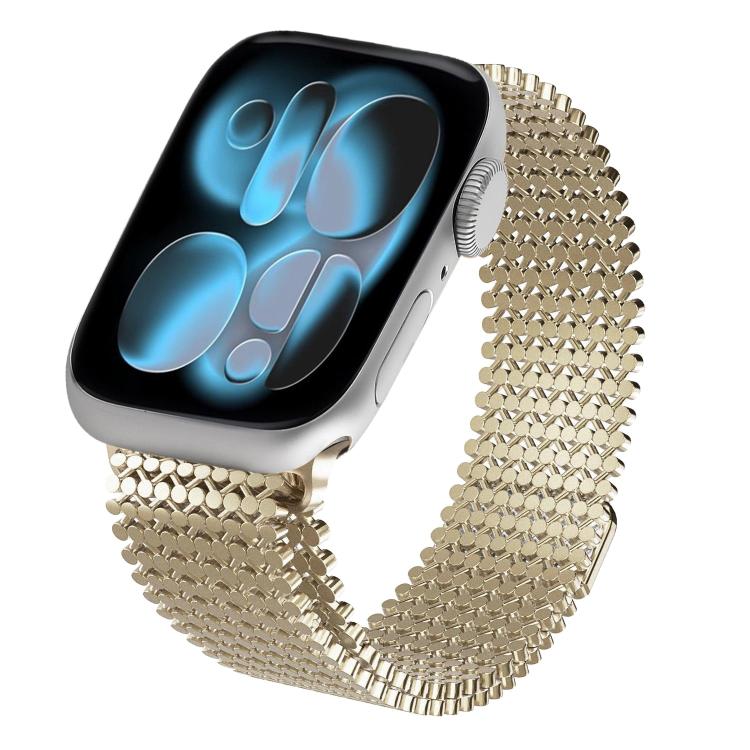 Cinturino per orologio magnetico in acciaio inossidabile con disposizione molecolare., For Apple Watch 46mm / 49mm / 45mm / 44mm, For Apple Watch 42mm / 41mm / 40mm / 38mm