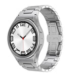 Cinturino in metallo con chiusura a farfalla meccanica a pulsante., For Samsung Galaxy Watch FE / 7 / 6 / 5 / 4