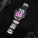 Cinturino in metallo con chiusura a farfalla meccanica a pulsante., For Samsung Galaxy Watch FE / 7 / 6 / 5 / 4