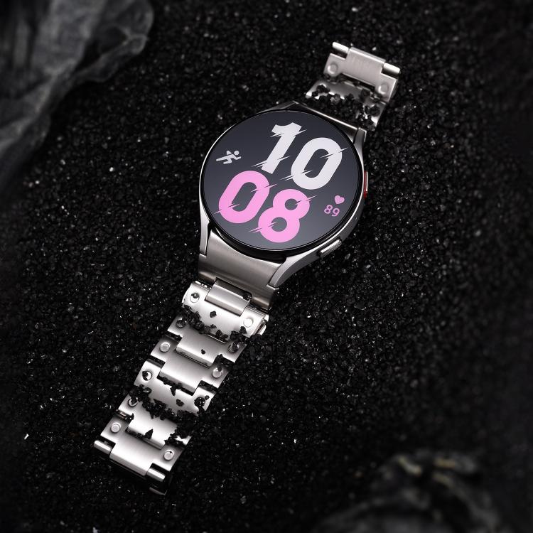 Cinturino in metallo con chiusura a farfalla meccanica a pulsante., For Samsung Galaxy Watch FE / 7 / 6 / 5 / 4