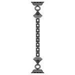 Cinturino per orologio in metallo con diamanti incastonati a conchiglia, For Apple Watch 46mm / 49mm / 45mm / 44mm, For Apple Watch 42mm / 41mm / 40mm / 38mm