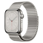 Cinturino magnetico milanese a catena a spilli per orologio, For Apple Watch 46mm / 49mm / 45mm / 44mm, For Apple Watch 42mm / 41mm / 40mm / 38mm