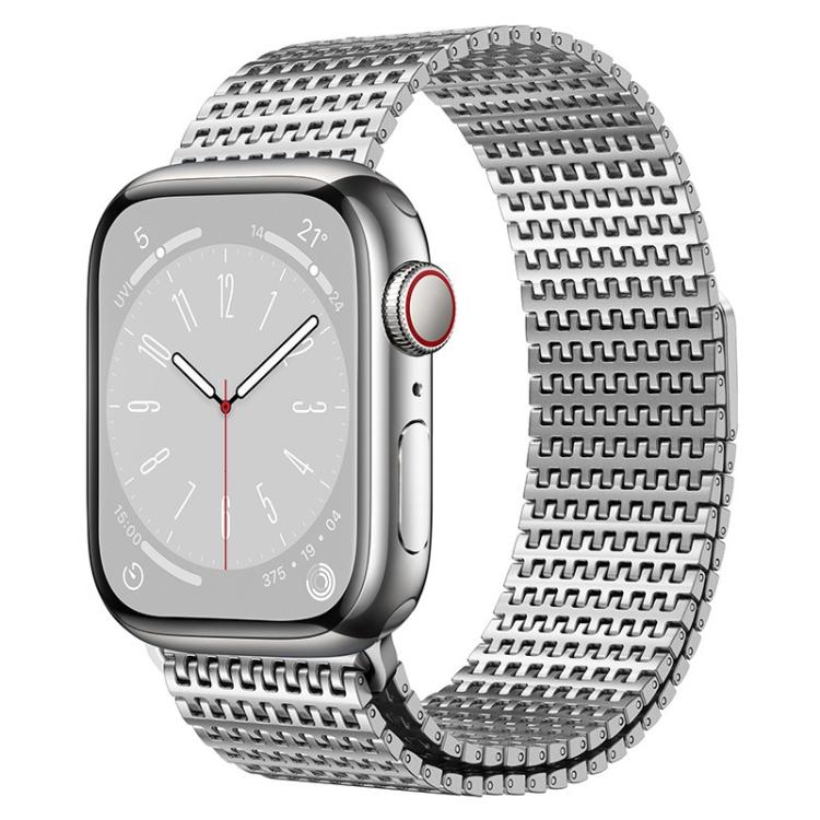 Cinturino magnetico milanese a catena a spilli per orologio, For Apple Watch 46mm / 49mm / 45mm / 44mm, For Apple Watch 42mm / 41mm / 40mm / 38mm