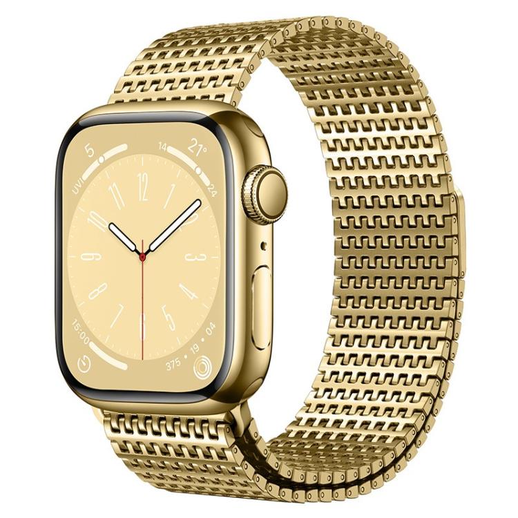 Cinturino magnetico milanese a catena a spilli per orologio, For Apple Watch 46mm / 49mm / 45mm / 44mm, For Apple Watch 42mm / 41mm / 40mm / 38mm