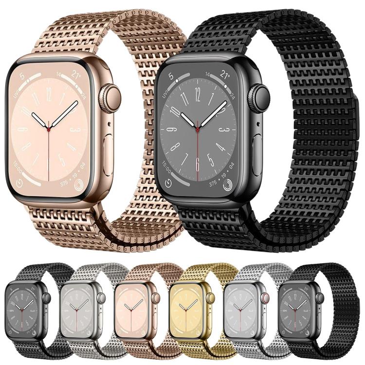 Cinturino magnetico milanese a catena a spilli per orologio, For Apple Watch 46mm / 49mm / 45mm / 44mm, For Apple Watch 42mm / 41mm / 40mm / 38mm