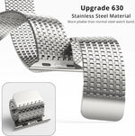 Cinturino magnetico milanese a catena a spilli per orologio, For Apple Watch 46mm / 49mm / 45mm / 44mm, For Apple Watch 42mm / 41mm / 40mm / 38mm