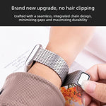Cinturino magnetico milanese a catena a spilli per orologio, For Apple Watch 46mm / 49mm / 45mm / 44mm, For Apple Watch 42mm / 41mm / 40mm / 38mm