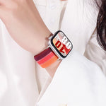 Cinturino per orologio in nylon intrecciato a triplo anello con chiusura a strappo, For Huawei Watch Fit 5 / Fit 5 Pro / Fit 4