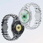 Cinturino per orologio in lega di zinco con chiusura a farfalla e motivo a spina di drago., 22mm