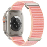 Cinturino per orologio in nylon a due sezioni con motivo montano e chiusura a strappo., For Apple Watch 46mm / 49mm / 45mm / 44mm, For Apple Watch 42mm / 41mm / 40mm / 38mm