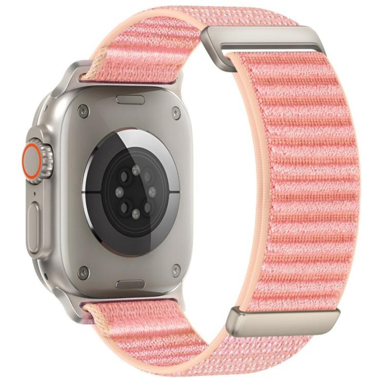 Cinturino per orologio in nylon a due sezioni con motivo montano e chiusura a strappo., For Apple Watch 46mm / 49mm / 45mm / 44mm, For Apple Watch 42mm / 41mm / 40mm / 38mm