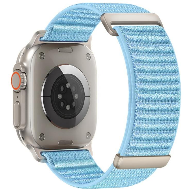 Cinturino per orologio in nylon a due sezioni con motivo montano e chiusura a strappo., For Apple Watch 46mm / 49mm / 45mm / 44mm, For Apple Watch 42mm / 41mm / 40mm / 38mm
