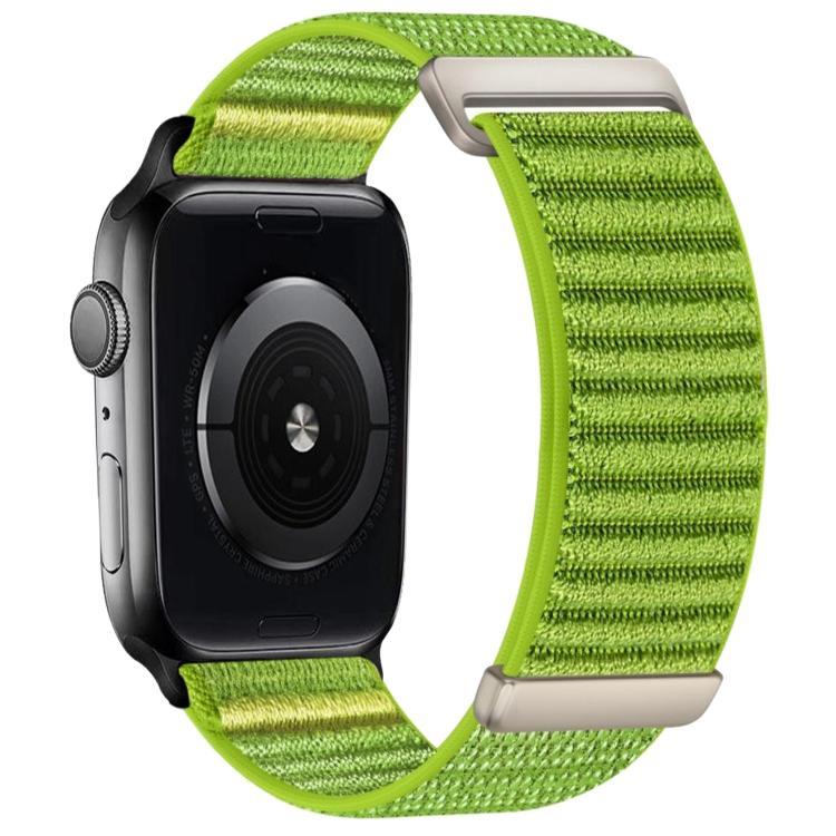 Cinturino per orologio in nylon a due sezioni con motivo montano e chiusura a strappo., For Apple Watch 46mm / 49mm / 45mm / 44mm, For Apple Watch 42mm / 41mm / 40mm / 38mm