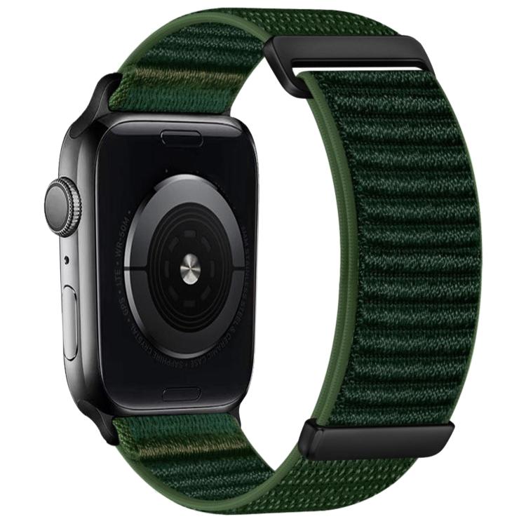 Cinturino per orologio in nylon a due sezioni con motivo montano e chiusura a strappo., For Apple Watch 46mm / 49mm / 45mm / 44mm, For Apple Watch 42mm / 41mm / 40mm / 38mm