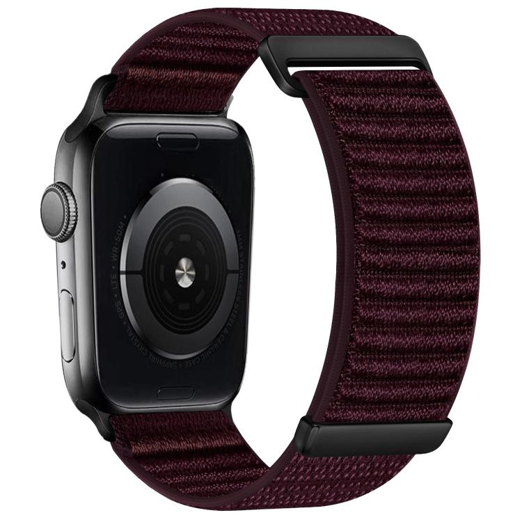 Cinturino per orologio in nylon a due sezioni con motivo montano e chiusura a strappo., For Apple Watch 46mm / 49mm / 45mm / 44mm, For Apple Watch 42mm / 41mm / 40mm / 38mm