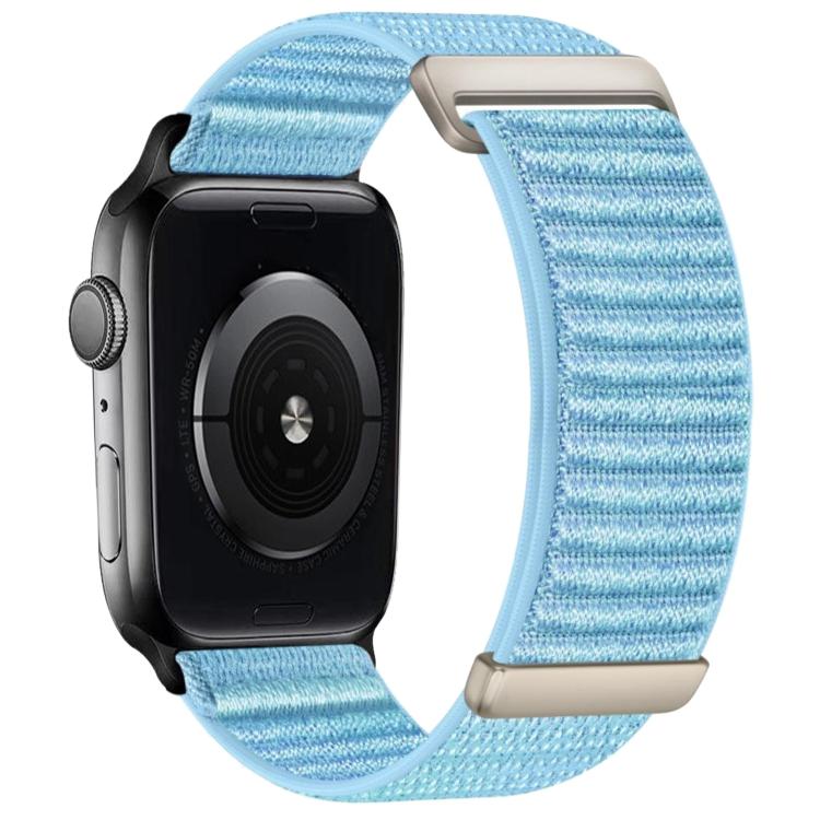 Cinturino per orologio in nylon a due sezioni con motivo montano e chiusura a strappo., For Apple Watch 46mm / 49mm / 45mm / 44mm, For Apple Watch 42mm / 41mm / 40mm / 38mm