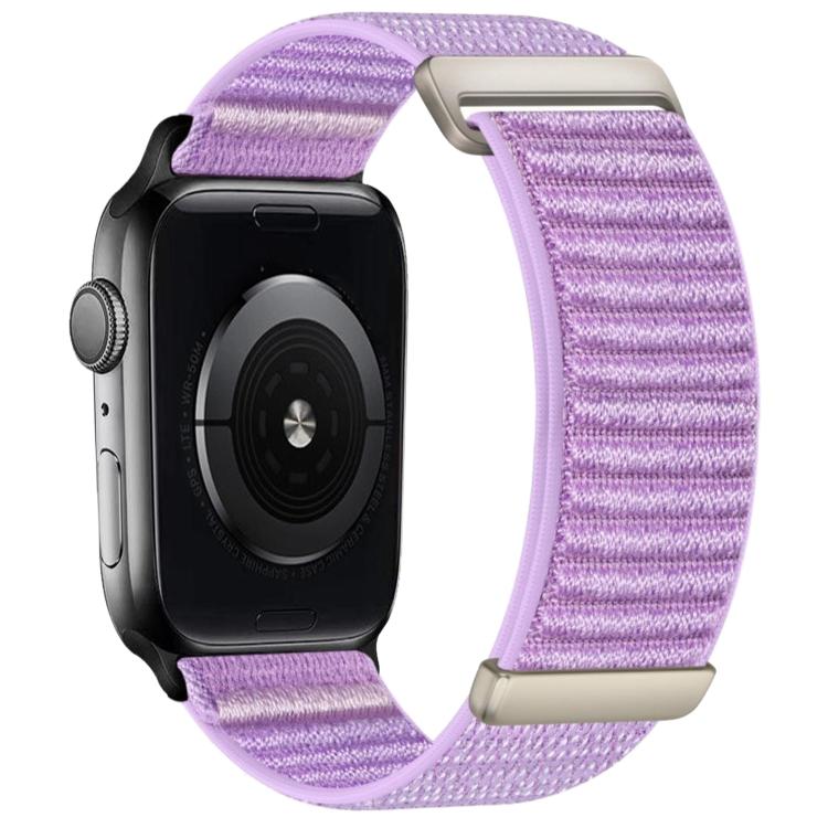 Cinturino per orologio in nylon a due sezioni con motivo montano e chiusura a strappo., For Apple Watch 46mm / 49mm / 45mm / 44mm, For Apple Watch 42mm / 41mm / 40mm / 38mm