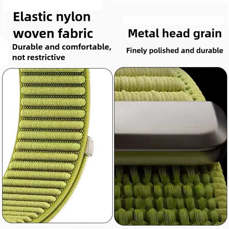 Cinturino per orologio in nylon a due sezioni con motivo montano e chiusura a strappo., For Apple Watch 46mm / 49mm / 45mm / 44mm, For Apple Watch 42mm / 41mm / 40mm / 38mm