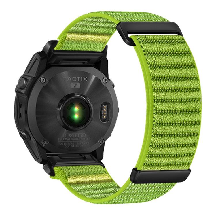 Cinturino per orologio in nylon a due sezioni con motivo montano e chiusura a strappo., For Gamin 20mm