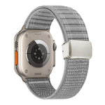 Cinturino per orologio in nylon con fibbia magnetica e motivo a onde., For Apple Watch 46mm / 49mm / 45mm / 44mm, For Apple Watch 42mm / 41mm / 40mm / 38mm