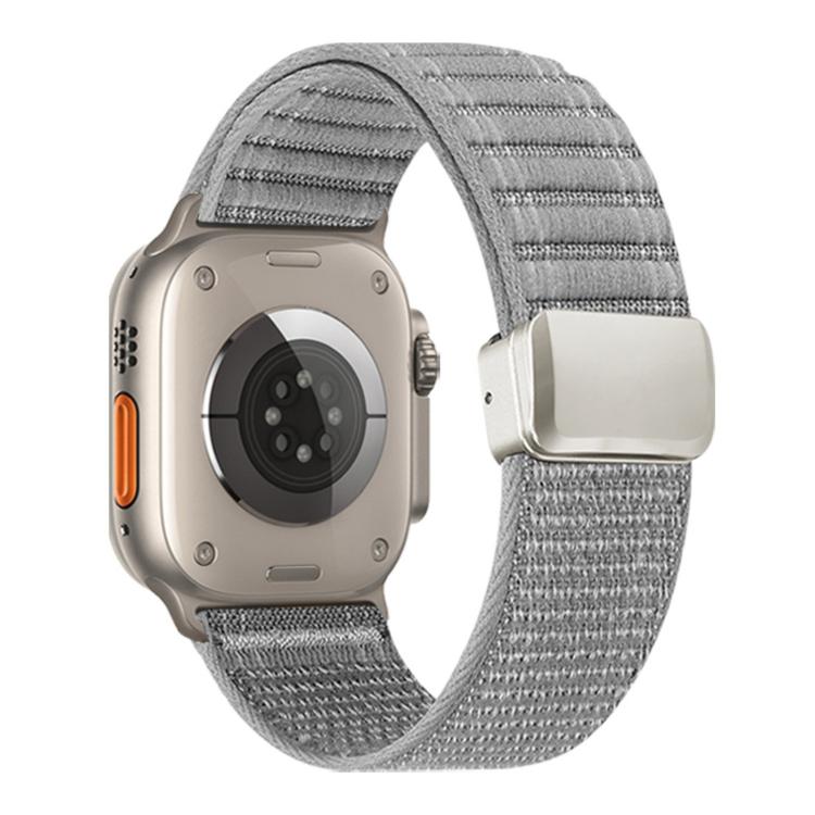 Cinturino per orologio in nylon con fibbia magnetica e motivo a onde., For Apple Watch 46mm / 49mm / 45mm / 44mm, For Apple Watch 42mm / 41mm / 40mm / 38mm