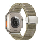 Cinturino per orologio in nylon con fibbia magnetica e motivo a onde., For Apple Watch 46mm / 49mm / 45mm / 44mm, For Apple Watch 42mm / 41mm / 40mm / 38mm