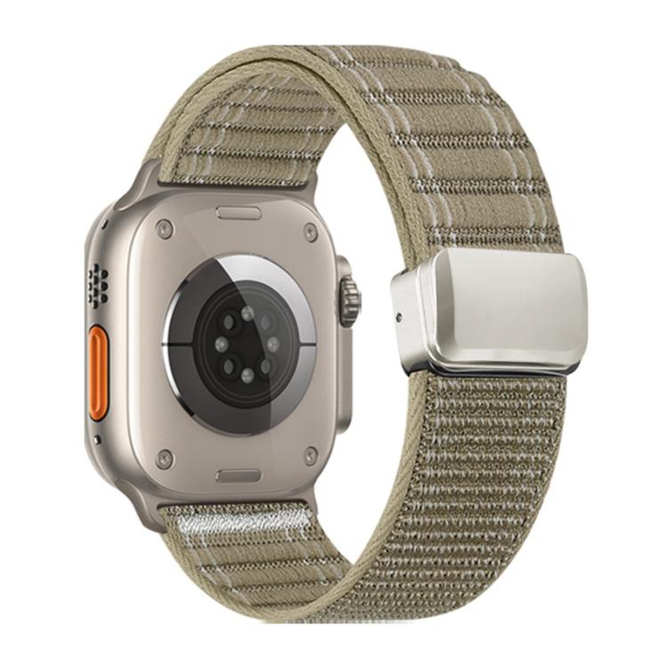 Cinturino per orologio in nylon con fibbia magnetica e motivo a onde., For Apple Watch 46mm / 49mm / 45mm / 44mm, For Apple Watch 42mm / 41mm / 40mm / 38mm
