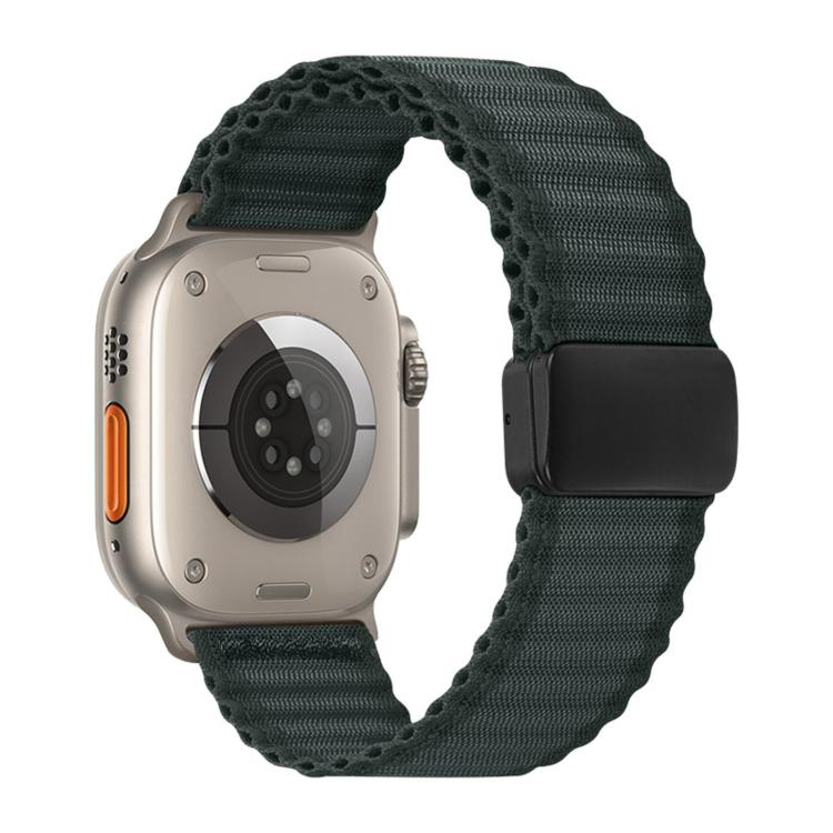 Cinturino per orologio da fuoristrada con fibbia magnetica e passante in nylon intrecciato., For Apple Watch 46mm / 49mm / 45mm / 44mm, For Apple Watch 42mm / 41mm / 40mm / 38mm
