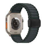 Cinturino per orologio da fuoristrada con fibbia magnetica e passante in nylon intrecciato., For Apple Watch 46mm / 49mm / 45mm / 44mm, For Apple Watch 42mm / 41mm / 40mm / 38mm