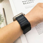 Cinturino per orologio da fuoristrada con fibbia magnetica e passante in nylon intrecciato., For Apple Watch 46mm / 49mm / 45mm / 44mm, For Apple Watch 42mm / 41mm / 40mm / 38mm