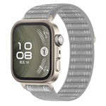 Cinturino per orologio in nylon intrecciato con trama ondulata e chiusura a strappo., For Huawei Watch Fit 5 / Fit 5 Pro / Fit 4