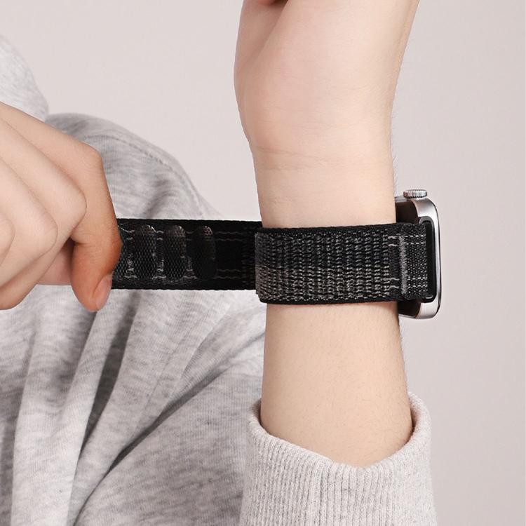 Cinturino per orologio in nylon intrecciato con trama ondulata e chiusura a strappo., For Huawei Watch Fit 5 / Fit 5 Pro / Fit 4