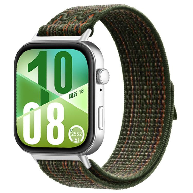 Cinturino per orologio in nylon intrecciato con chiusura a strappo., For Huawei Watch Fit 5 / Fit 5 Pro / Fit 4