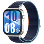 Cinturino per orologio in nylon intrecciato con chiusura a strappo., For Huawei Watch Fit 5 / Fit 5 Pro / Fit 4