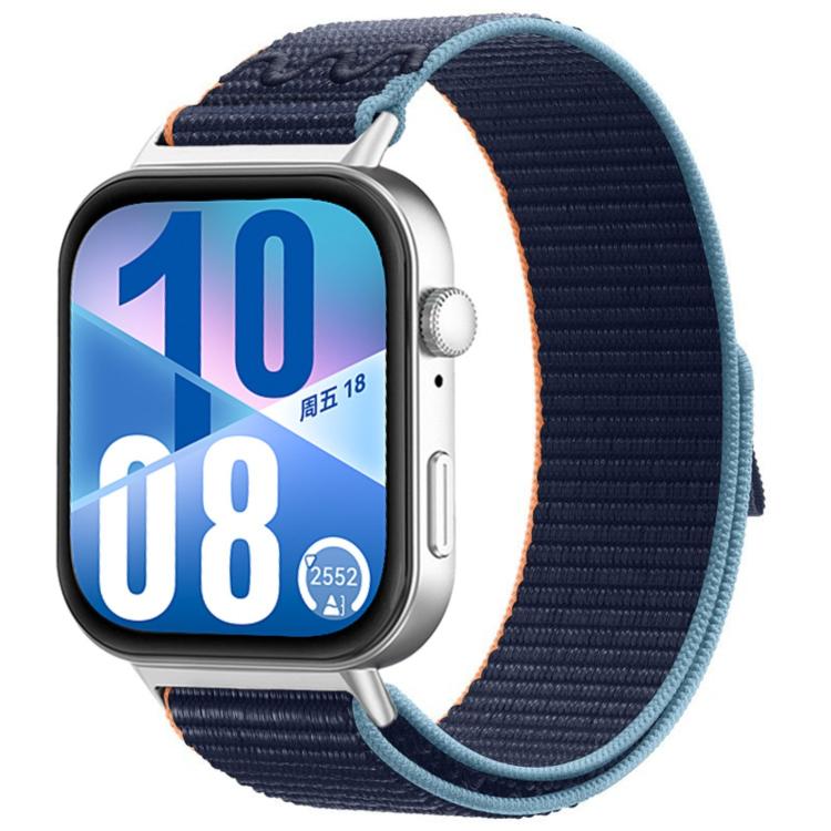 Cinturino per orologio in nylon intrecciato con chiusura a strappo., For Huawei Watch Fit 5 / Fit 5 Pro / Fit 4