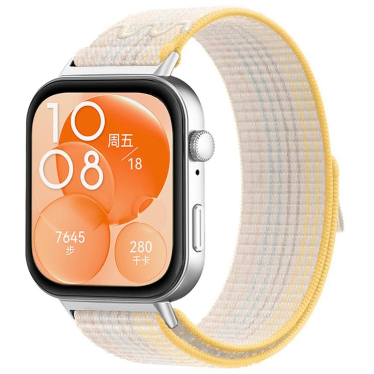 Cinturino per orologio in nylon intrecciato con chiusura a strappo., For Huawei Watch Fit 5 / Fit 5 Pro / Fit 4
