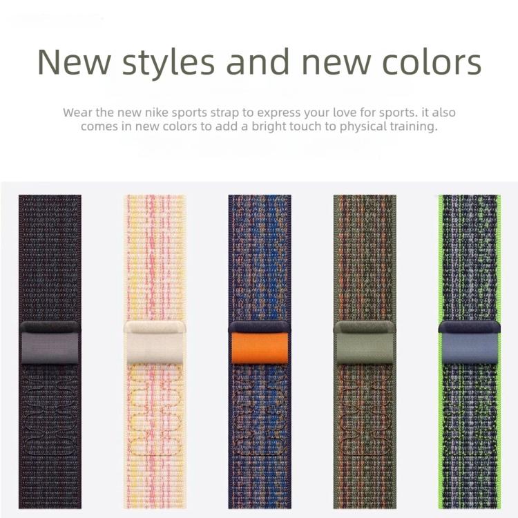 Cinturino per orologio in nylon intrecciato con chiusura a strappo., For Huawei Watch Fit 5 / Fit 5 Pro / Fit 4