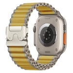 Cinturino per orologio in nylon a coste larghe con fibbia da paracadute, ideale per fuoristrada., For Apple Watch 46mm / 49mm / 45mm / 44mm, For Apple Watch 42mm / 41mm / 40mm / 38mm